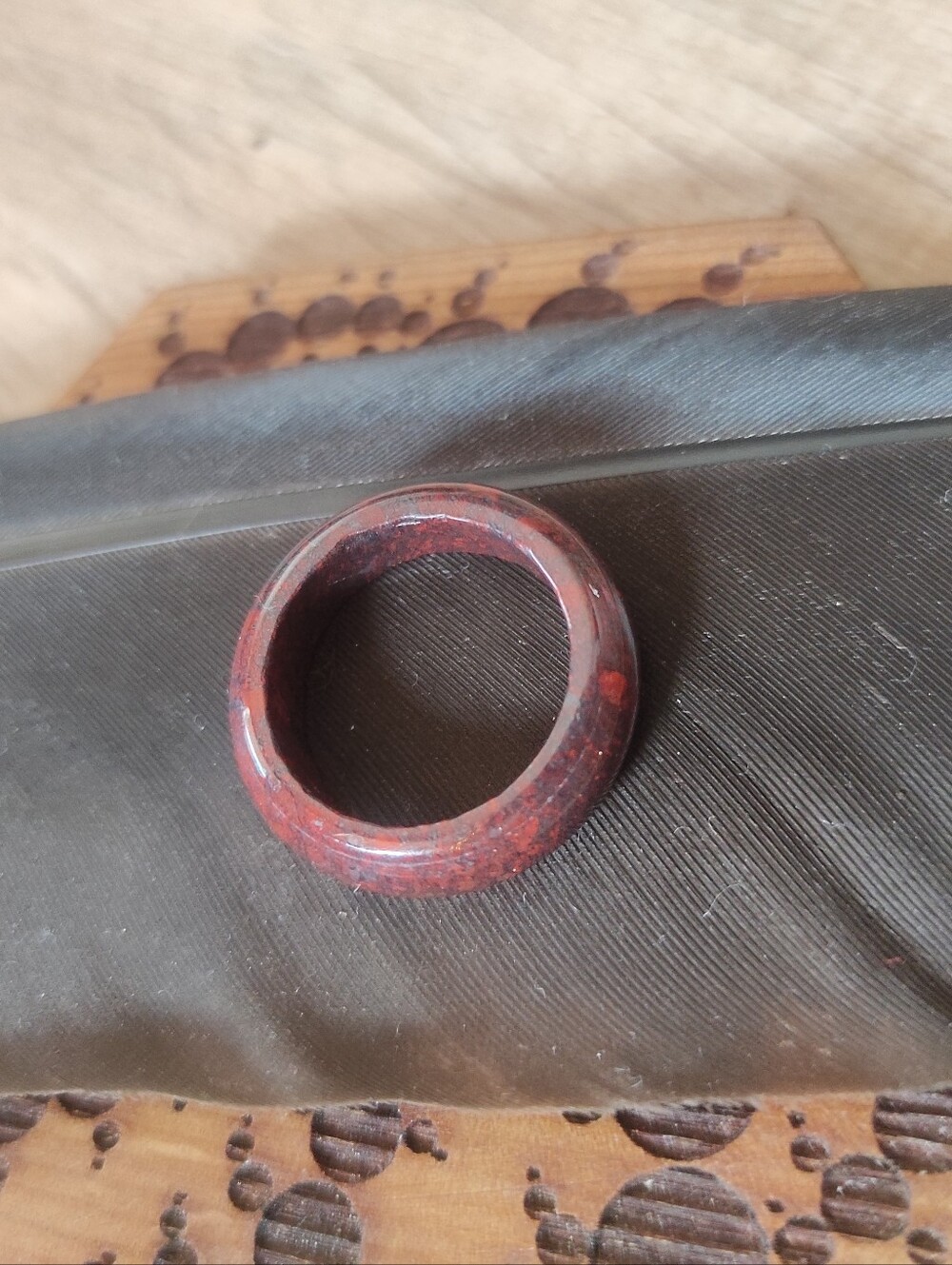 Natural Jasper Gemstone Ring